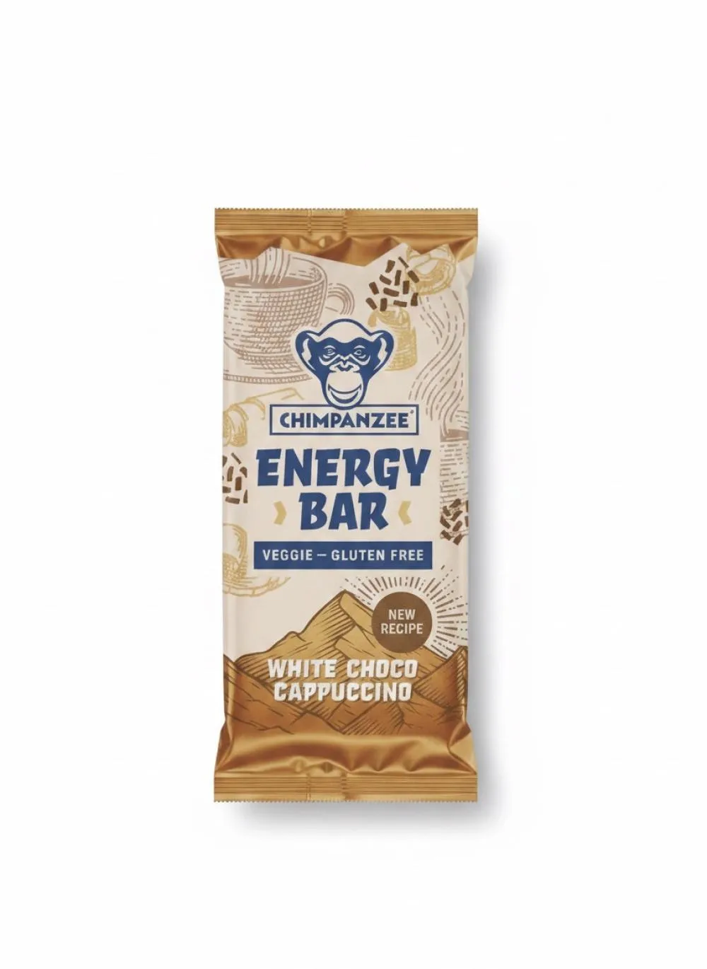 Chimpanzee  Energy bar White Chocolate - Cappuccino 55g