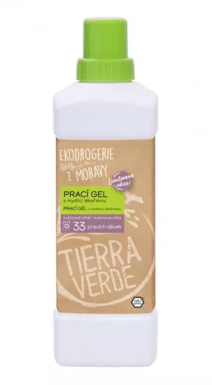 Tierra Verde  Prací gel s mydlicí lékařskou a vůní květin 1 l