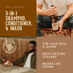 Wash Noble Oud sprchový gel 3v1 532 ml