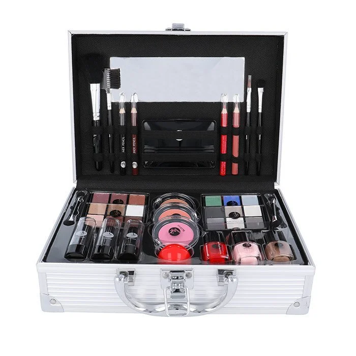 All About Beauty Train Case Complete Makeup Palette