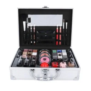 2K All About Beauty Train Case Complete Makeup Palette