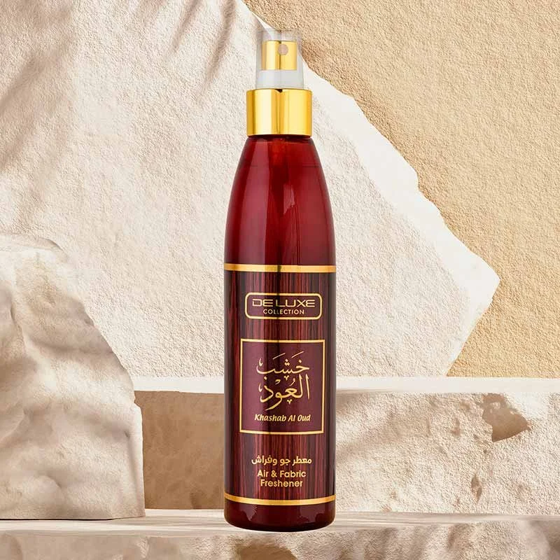 Khashab Al Oud Osvěžovač vzduchu a textilií (Luxusní kolekce) Novinka 250 ml