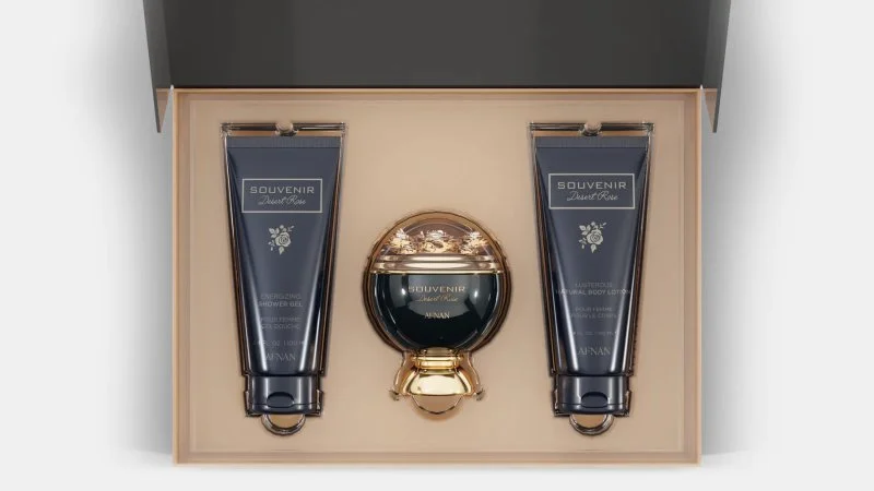 Souvenir Desert Rose U 100 ml + tělové mléko 100 ml + sprchový gel parfémovaná voda