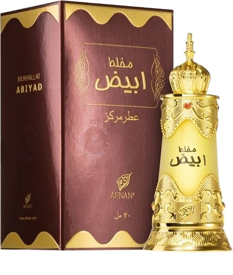 Mukhalat Abiyad parfémový olej unisex 20 ml