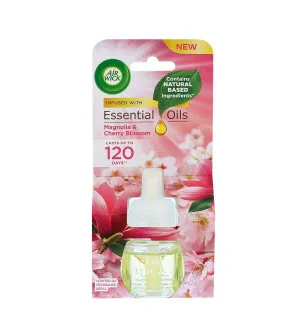 Air Wick Magnolie a Květy Třešní tekutá náplň do elektrického přístroje 19 ml