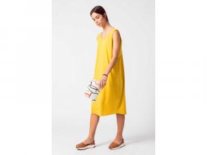 SKFK Aizane Women Dress Yellow Curry