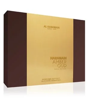 Al Haramain Amber Oud Gold Edition dárková sada 75 ml + parfémovaná voda 30 ml + tělová mlha parfémovaná voda unisex