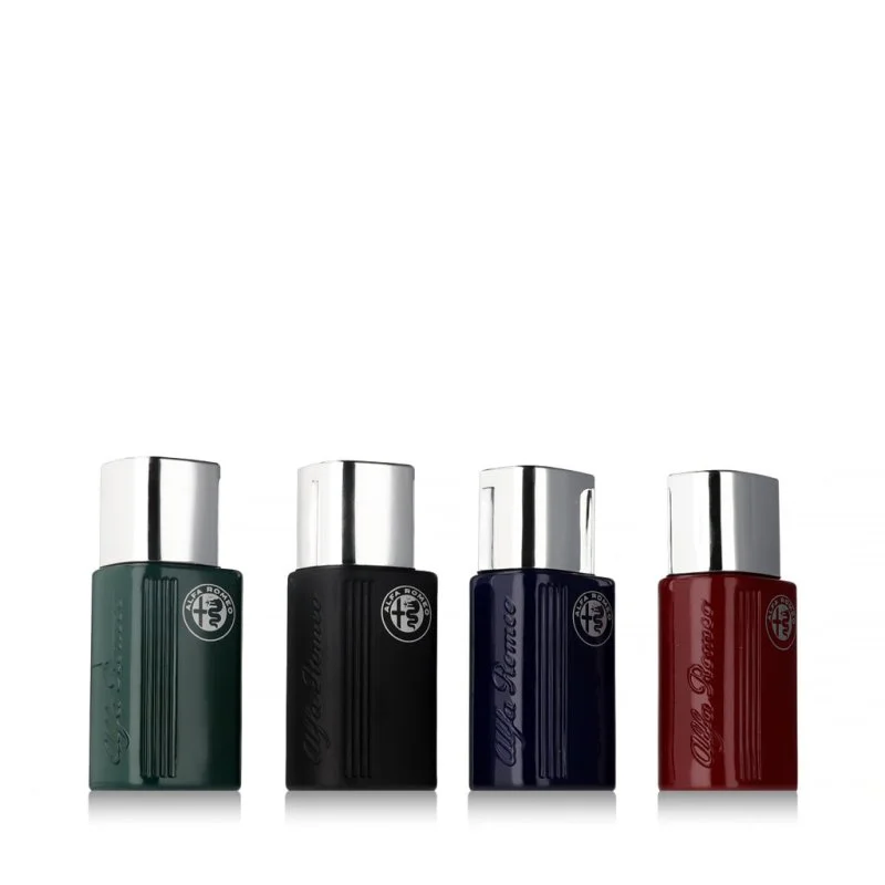 Alfa Romeo Black Green 15 ml + EDT Black 15 ml + EDT Blue 15 ml + EDT Red toaletní voda pro muže