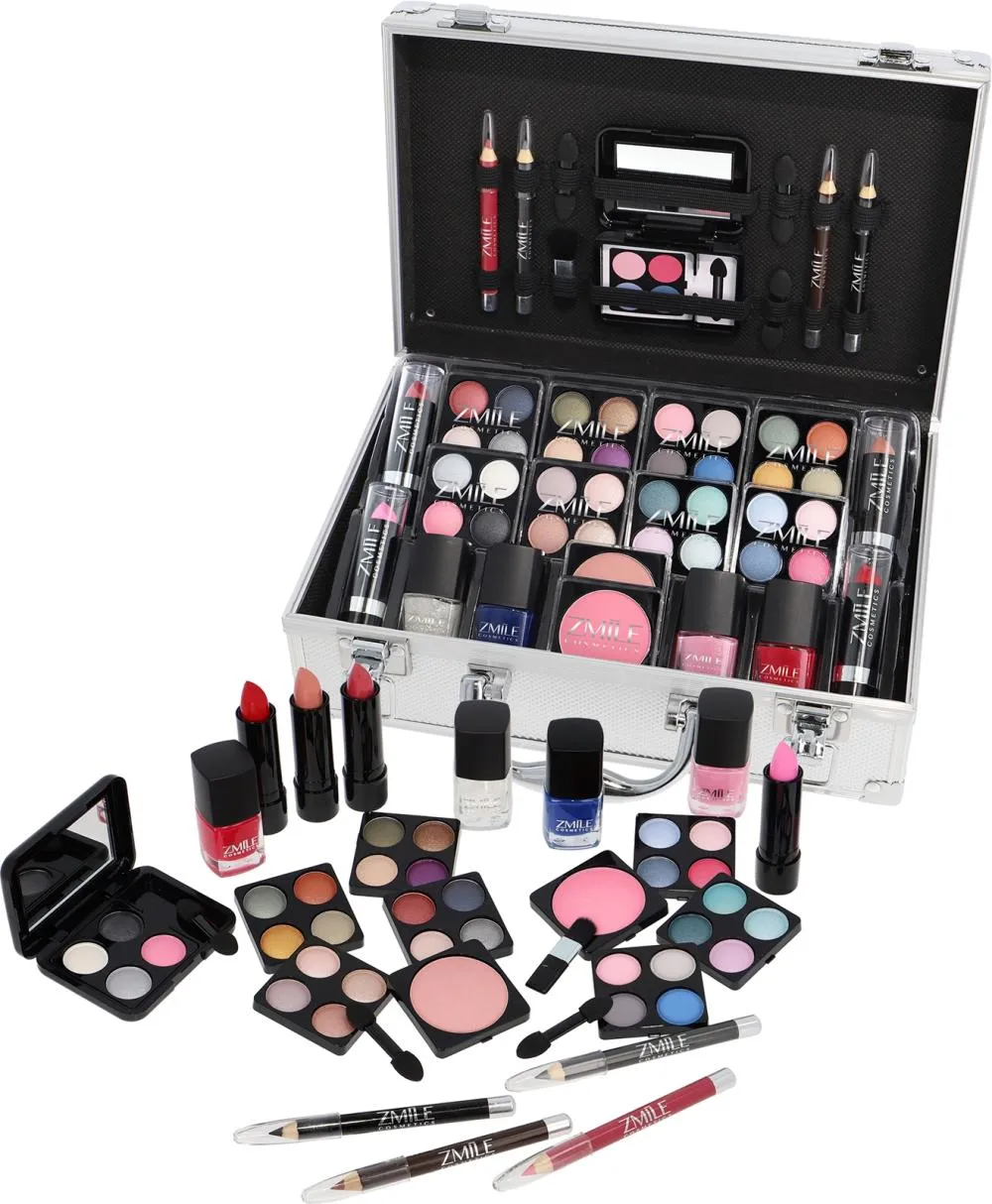 All About Beauty Train Case Complete Makeup Palette