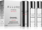 Allure Homme Sport EDC plnitelný 20 ml + EDC náplň 2 x 20 ml M 60 ml
