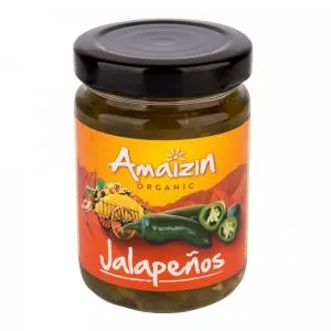 Amaizin Papričky Jalapenos sterilované 150 g BIO   AMAIZIN