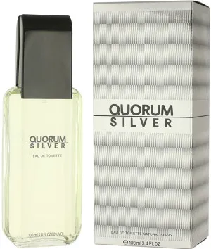 Antonio Puig Quorum Silver toaletní voda 100 ml pro muže