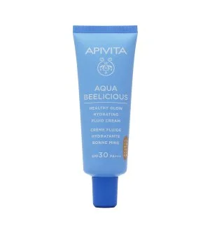 Apivita Aqua Beelicious Fluid Cream tónovaný hydratační krém SPF 30