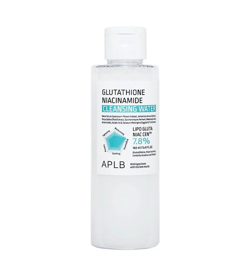 Glutathione Niacinamide Cleansing Water hydratačně-rozjasňující micelární voda 160 ml
