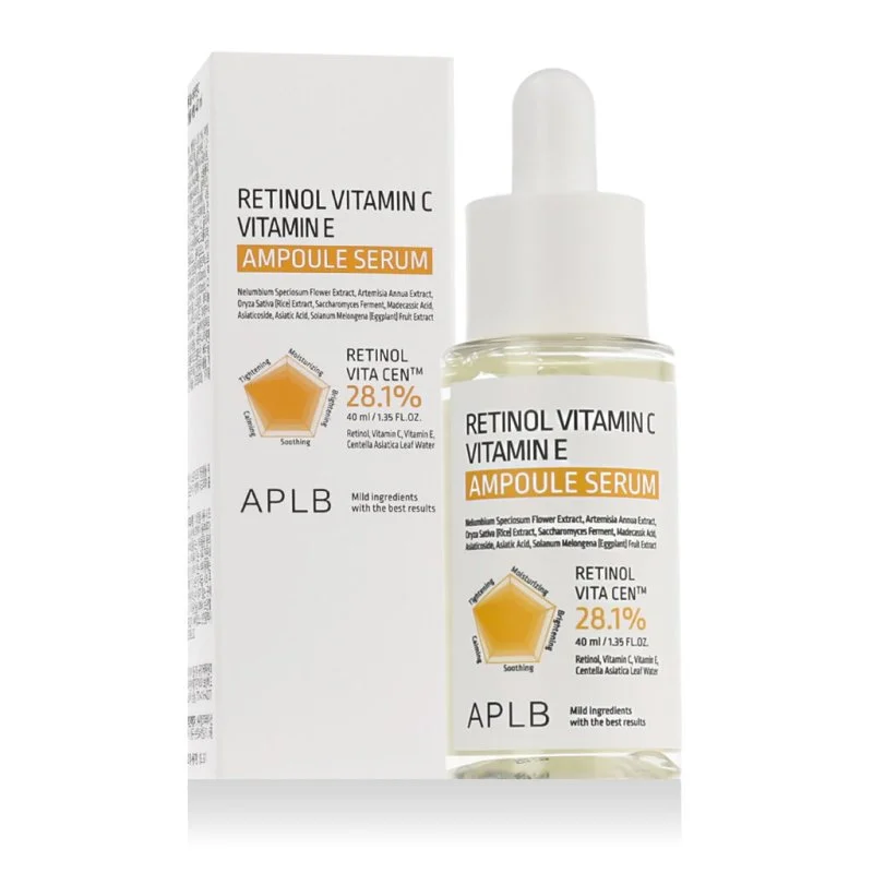Retinol Vitamin C Vitamin E Ampoule Serum 40 ml