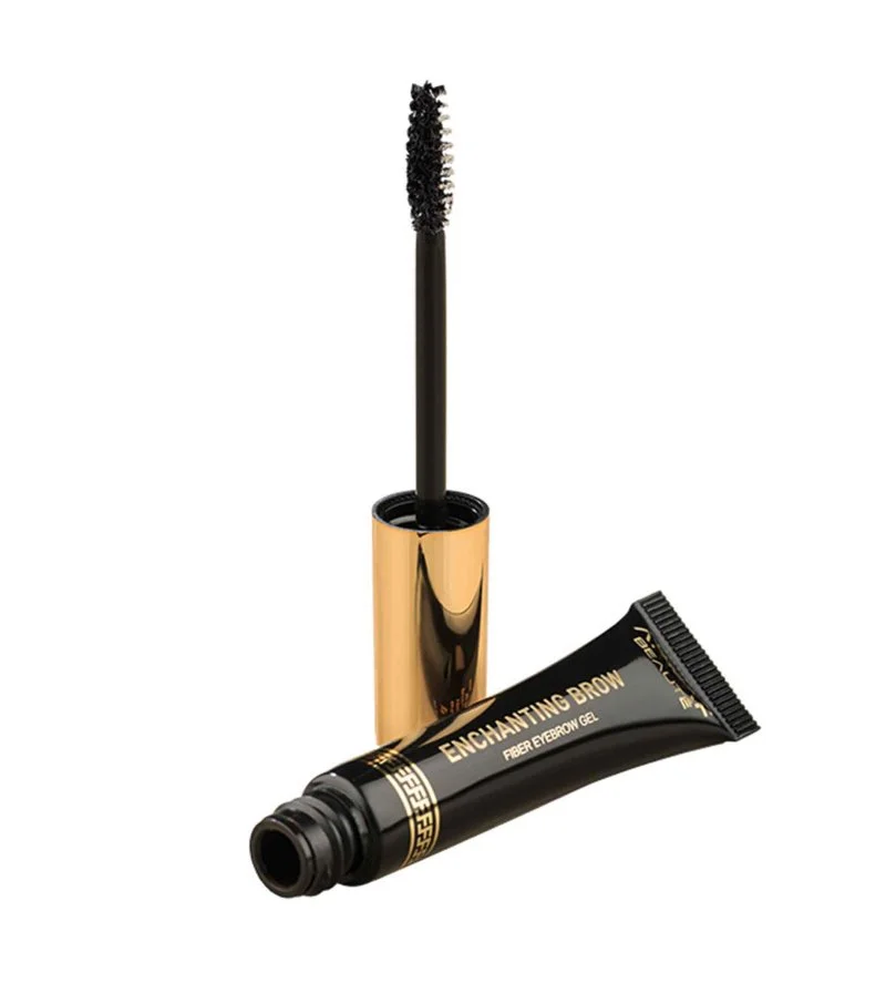 Beauté Enchanting Brow Fiber Eyebrow Gel fixační gel na obočí 7,6 g 01 Ebony