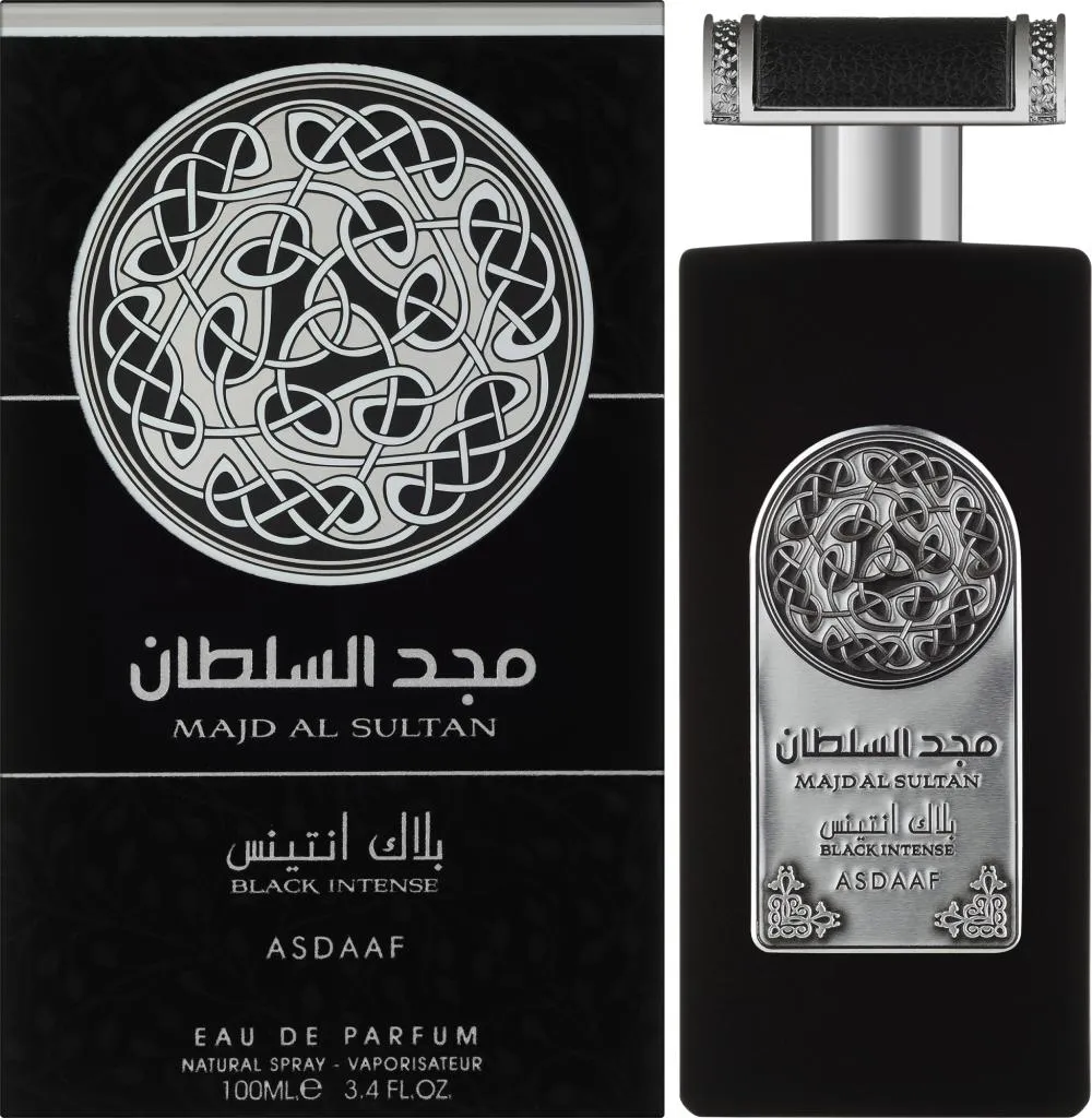 Asdaaf Majd Al Sultan Black Intense parfémovaná voda unisex