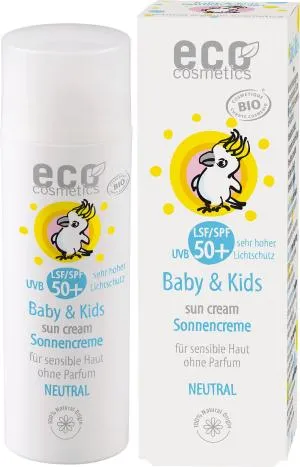 Eco Cosmetics Baby & Kids krém na opalování s SPF 50+ Neutral 50 ml
