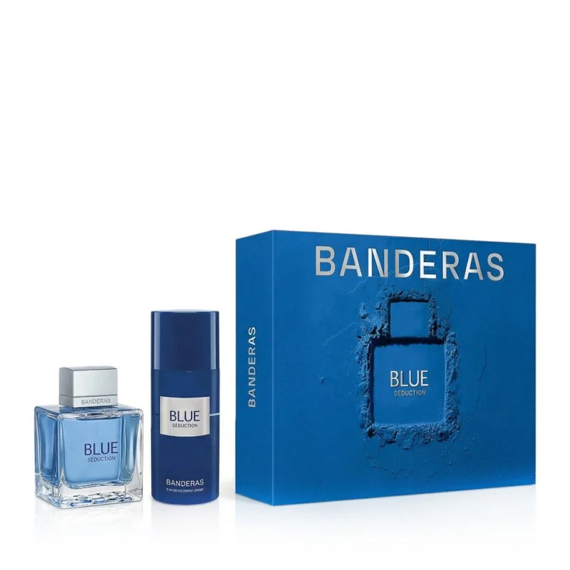 Banderas Blue Seduction for Men 100 ml + DEO ve spreji toaletní voda pro muže 150 ml