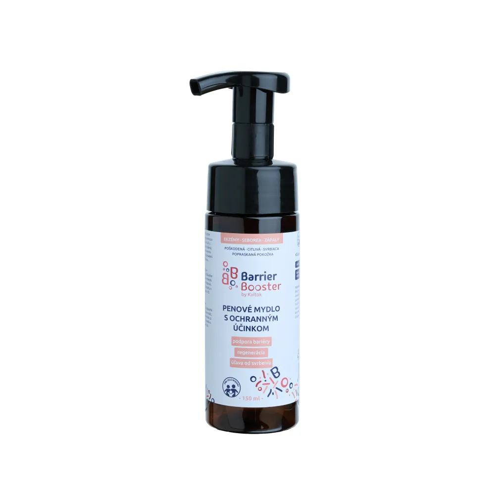 Kvitok BB – Jemné pěnové mýdlo s ochranným účinkem 150 ml