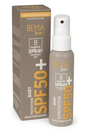 BemaBio Opalovací sprej pro děti SPF 50+, 100 ml – bez parfemace