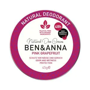Ben & Anna Krémový deodorant Růžový grapefruit (45 g)