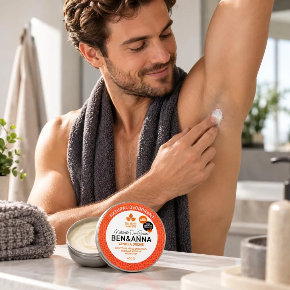 Ben & Anna Krémový deodorant Vanilková orchidej (45 g)