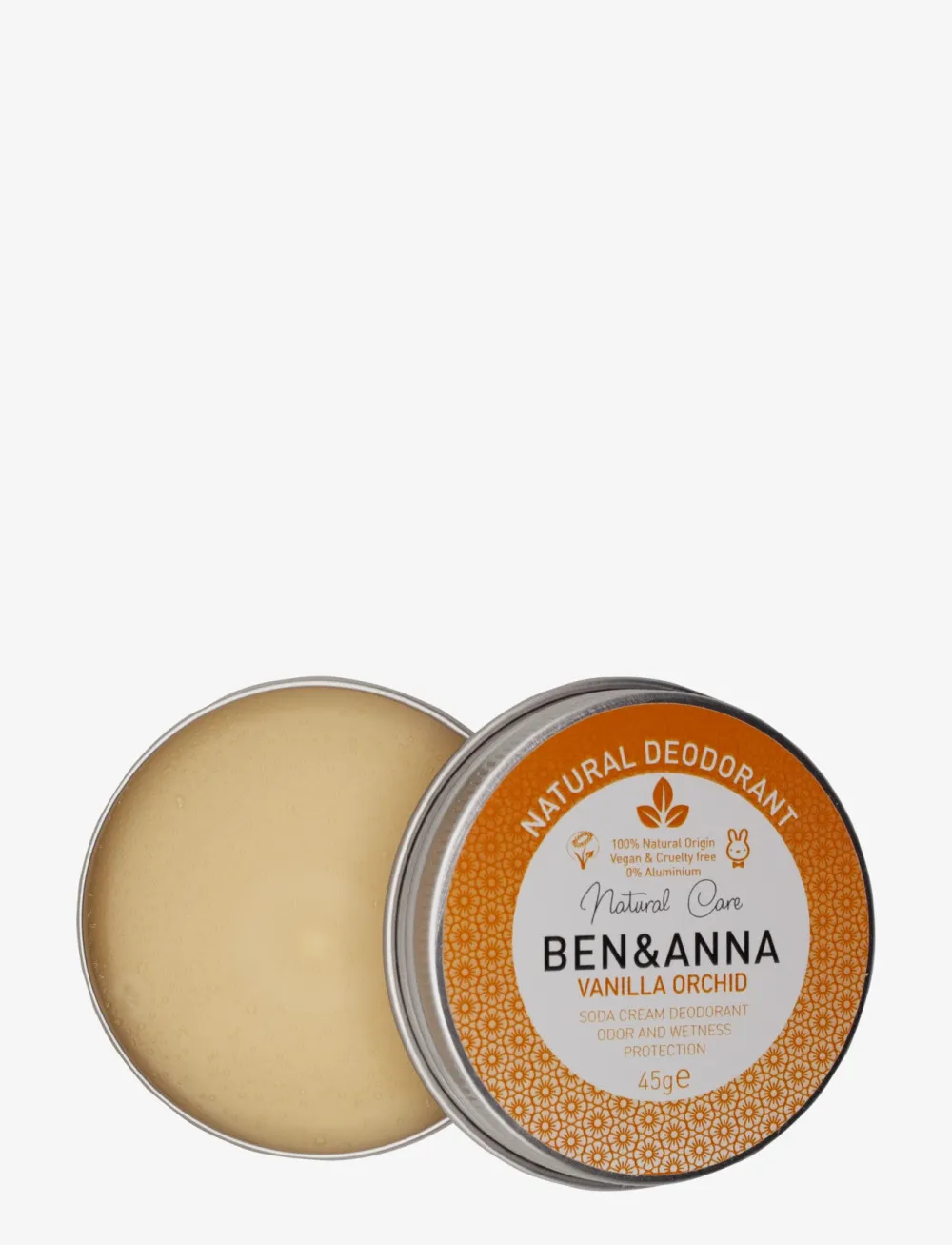 Ben & Anna Krémový deodorant Vanilková orchidej (45 g)