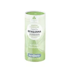 Ben & Anna Tuhý deodorant Sensitive (40 g) - Citrón a limetka - bez obsahu jedlé sody
