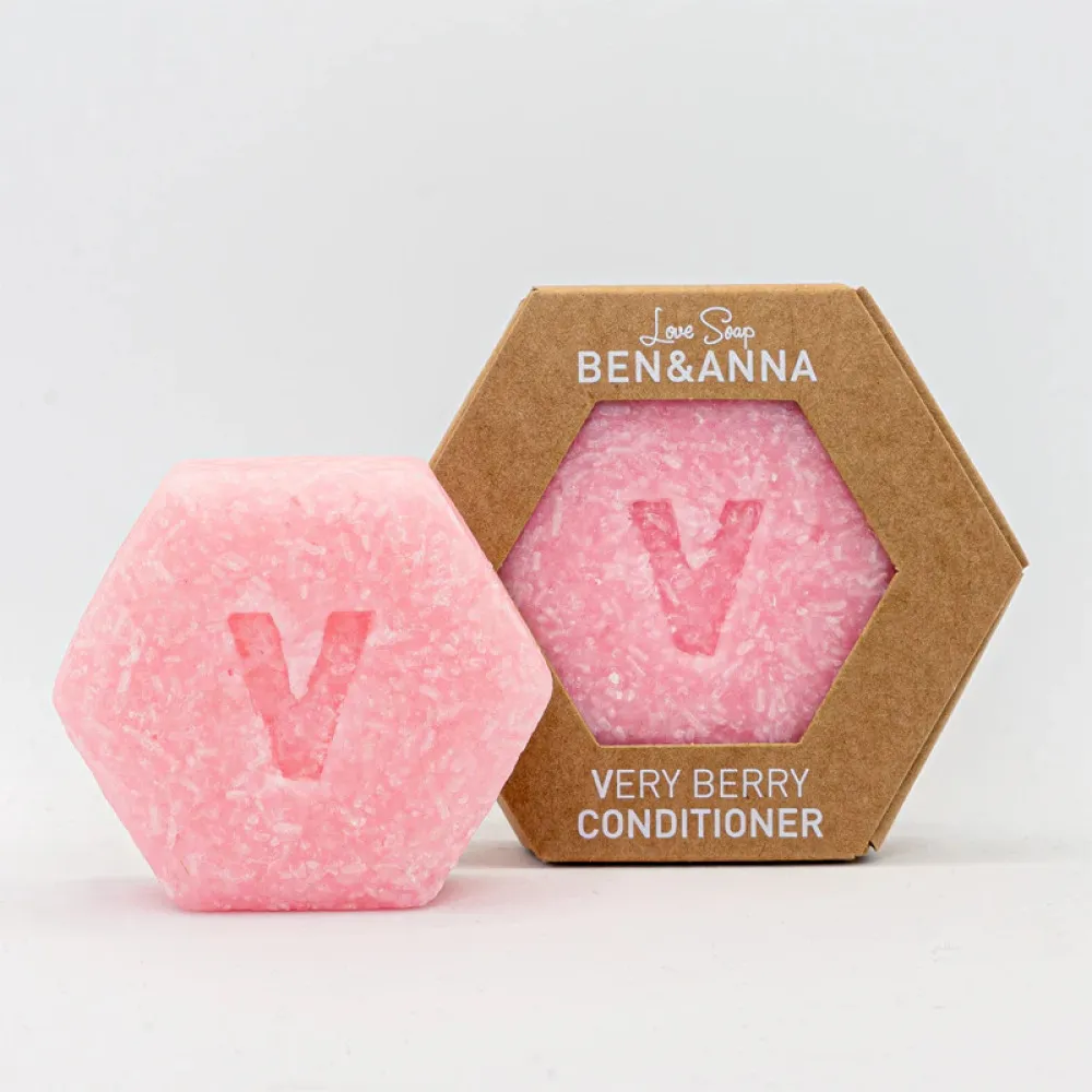 Ben & Anna Tuhý kondicionér pro ochranu a lesk - Lesní plody (60 g)