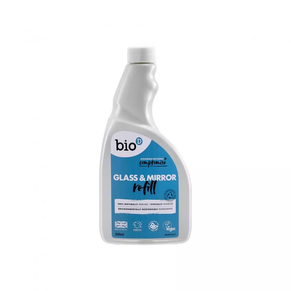 Bio-D Čistič na sklo a zrcadla - náplň (500 ml)