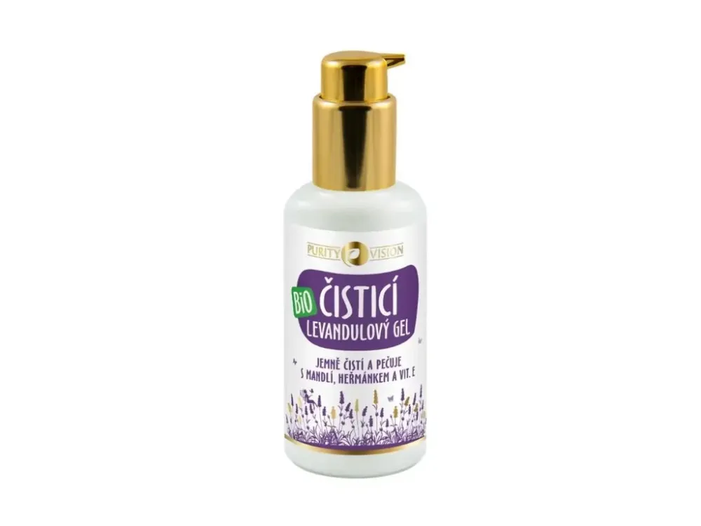 Purity Vision Bio Levandulový čisticí gel s mandlí, heřmánkem a vit. E 100 ml