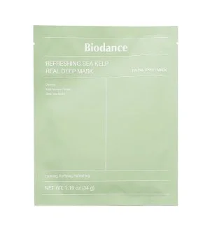 Biodance Refreshing Sea Kelp Real Deep Mask zklidňující hydrogelová pleťová maska 34 g