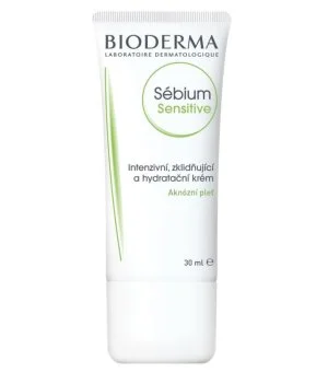 Bioderma Sébium Sensitive intenzivní zklidňující a hydratační krém pro aknózní pleť