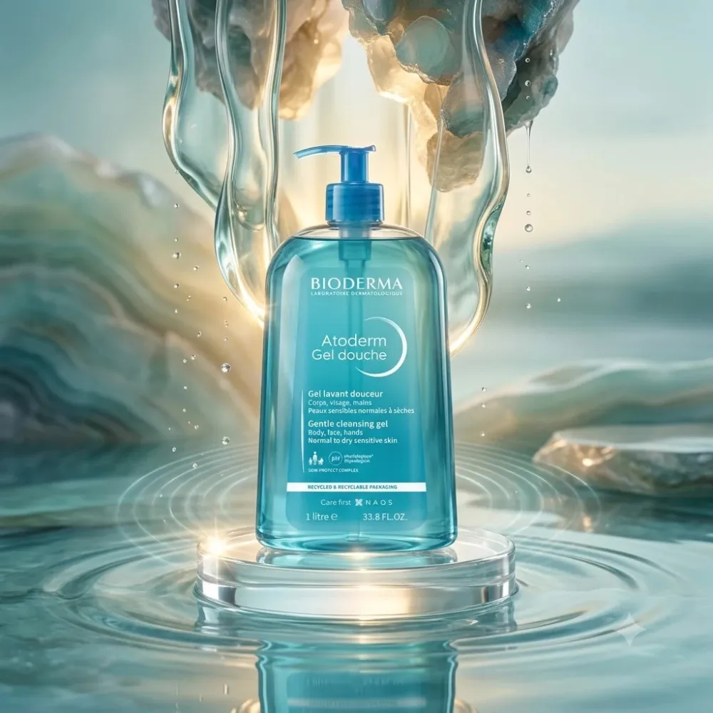 Atoderm Gel Douche jemný sprchový gel 1000 ml