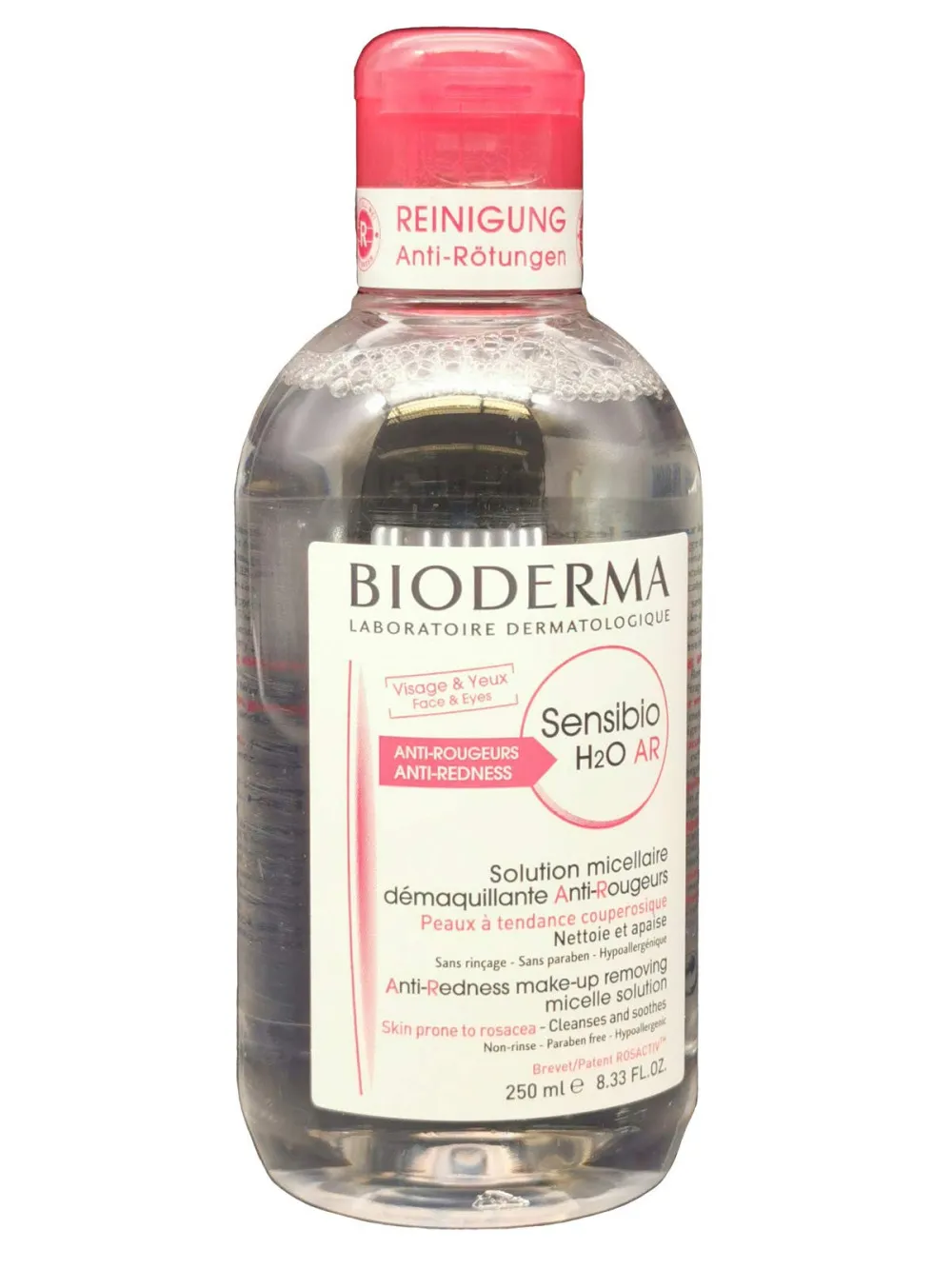 Sensibio H2O AR micelární voda proti začervenání 250 ml