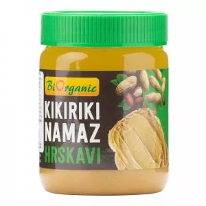 Biorganic Krém arašídový s kousky 340 g BIO   BIORGANIC