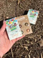 Blossombs Semínkové bomby - Dárková sada mini - Za vše natisíckrát děkuji (4 ks) - darujte květinu jinak