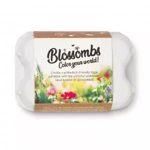 Blossombs Semínkové bomby - Dárkový box na vajíčka (6 ks) - originální a praktický dárek