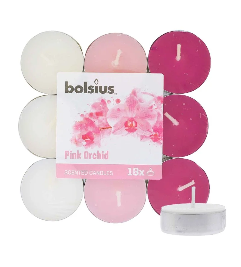 Scented Tealights Orchid 4h čajová svíčka 18 ks