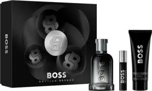 Hugo Boss Boss Boss Bottled Beyond 100 ml + EDP MINI 10 ml + sprchový gel 100 ml parfémovaná voda pro muže