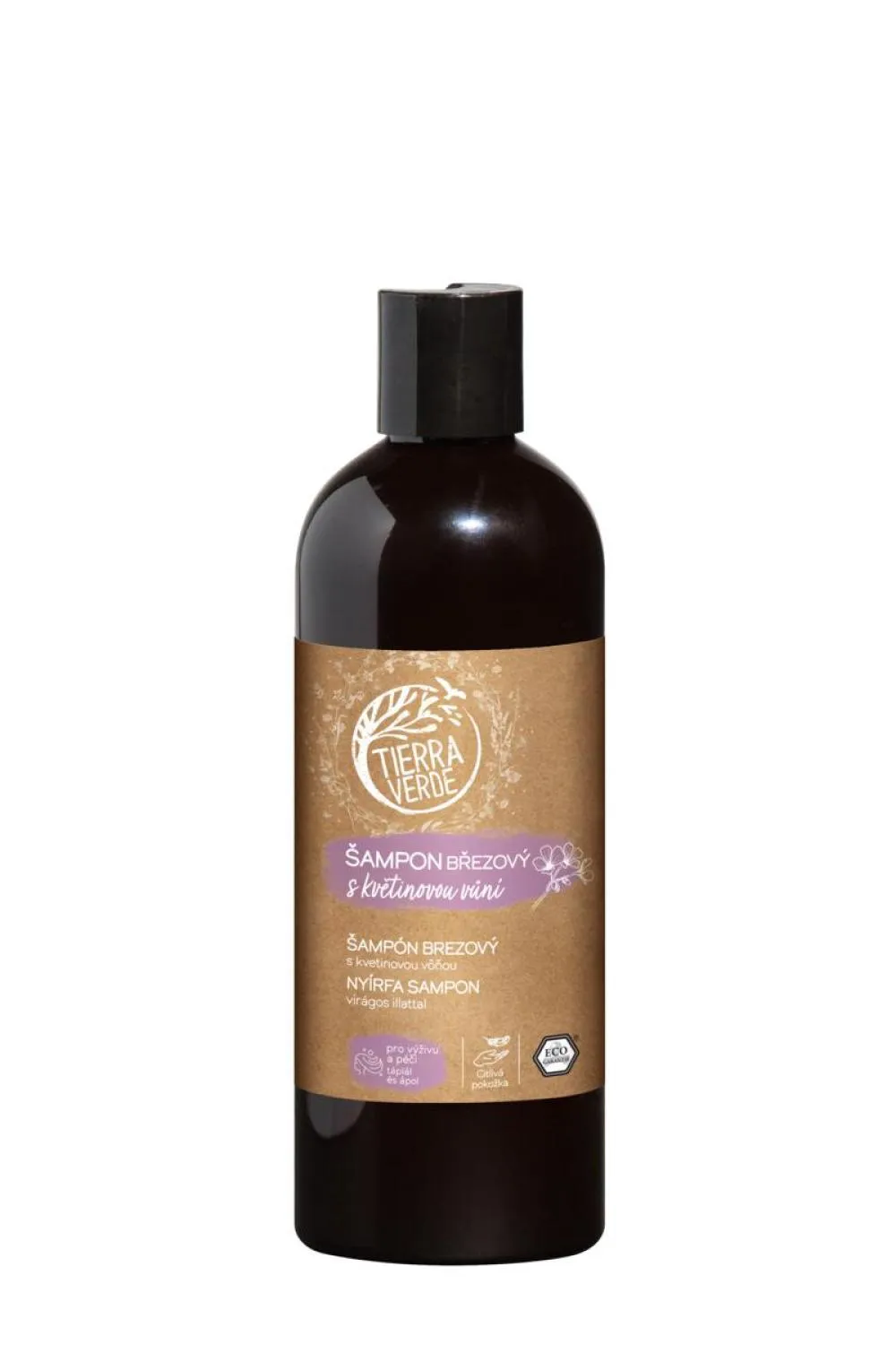 Tierra Verde Březový šampon pro výživu a péči s květinovou vůní 500 ml