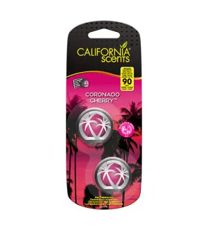 California Scents Mini Diffuser Coronado Cherry vůně do auta 2 x 3 ml