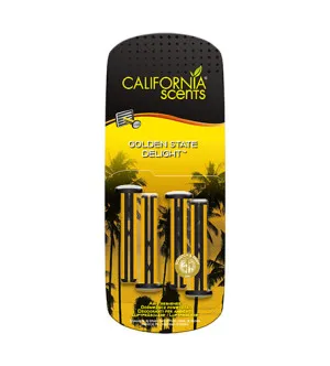 California Scents Vent Stick Golden State Delight vůně do auta 4 ks