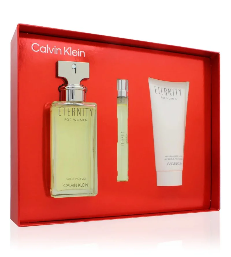 Eternity dárková sada 100 ml + tělové mléko 100 ml + parfémovaná voda parfémovaná voda pro ženy