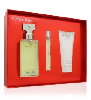 Calvin Klein Eternity dárková sada 100 ml + tělové mléko 100 ml + parfémovaná voda parfémovaná voda pro ženy