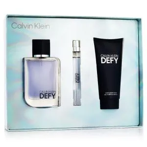 Calvin Klein Defy EDT 100 ml + EDT MINI 10 ml + SG na tělo i vlasy 100 ml M