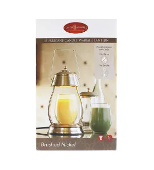 Candle Warmers Hurricane nahřívací lucerna na svíčky niklová