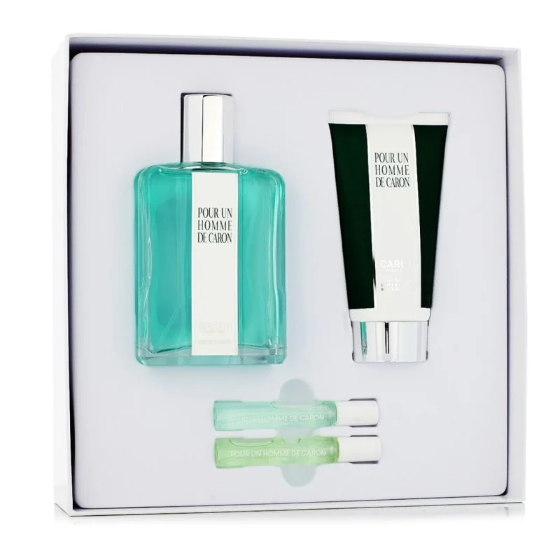 Pour un Homme de Caron EDT 125 ml + SG 75 ml + EDT MINI Le Matin 5 ml + MINI Le Soir parfémovaná voda