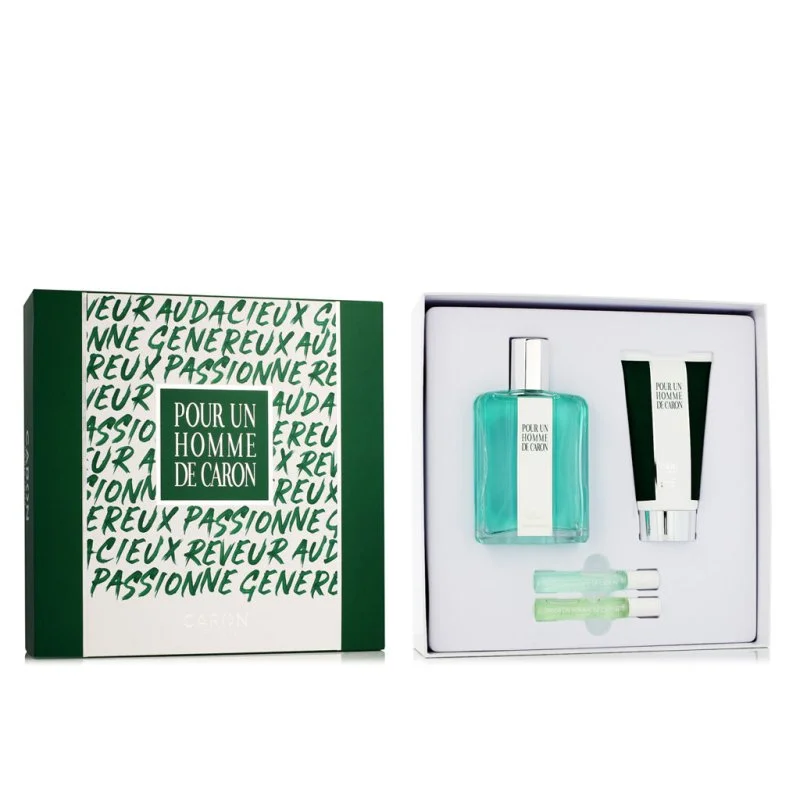 Pour un Homme de Caron EDT 125 ml + SG 75 ml + EDT MINI Le Matin 5 ml + MINI Le Soir parfémovaná voda